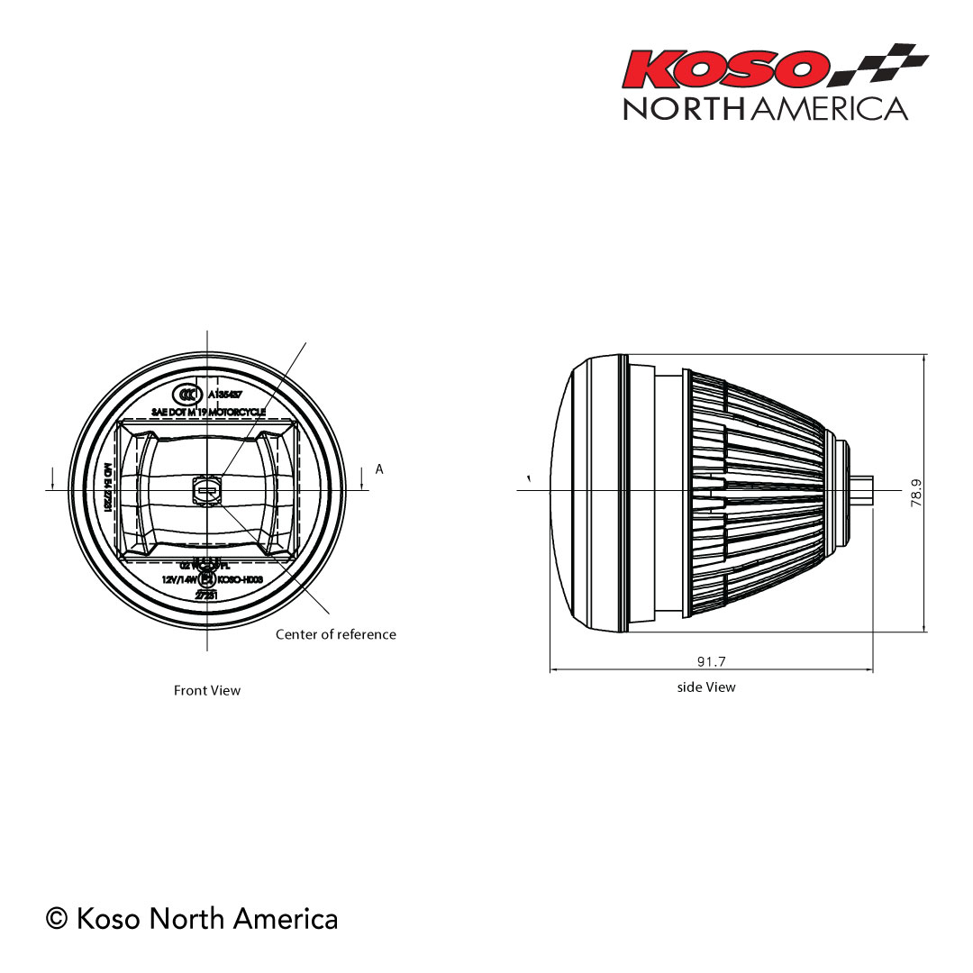 HAWKEYE Dual LED Headlights KOSO North America