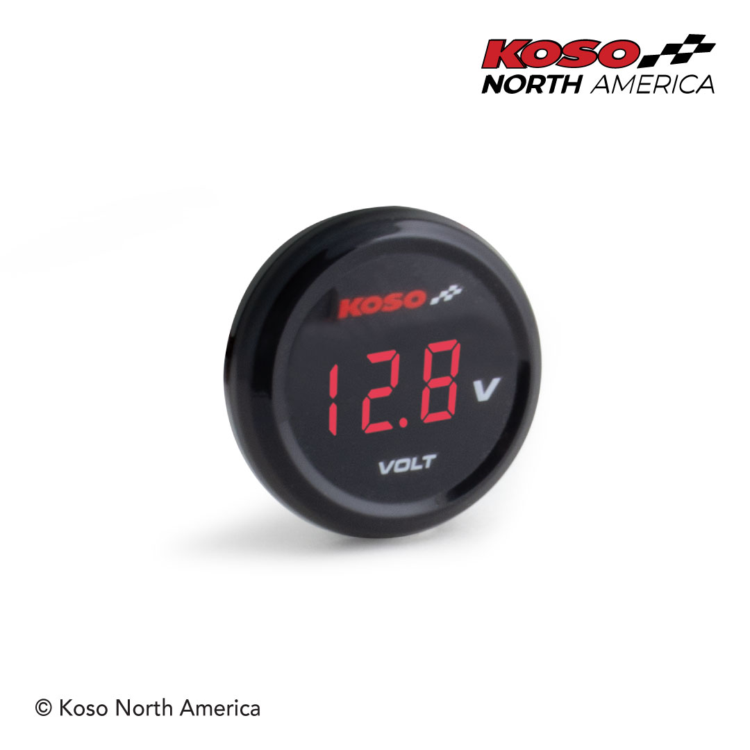 I-GEAR  Volt meter - red - KOSO North America