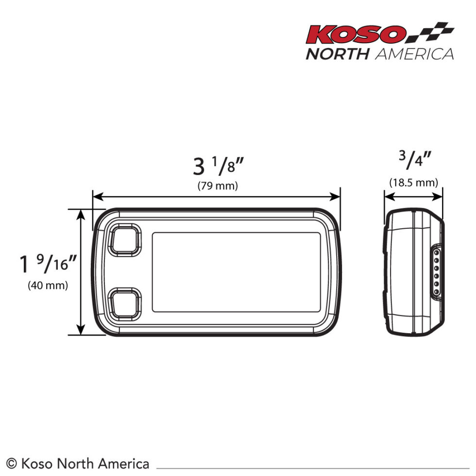 GPS Speedometer - Integrated GPS Signal - Compact Size