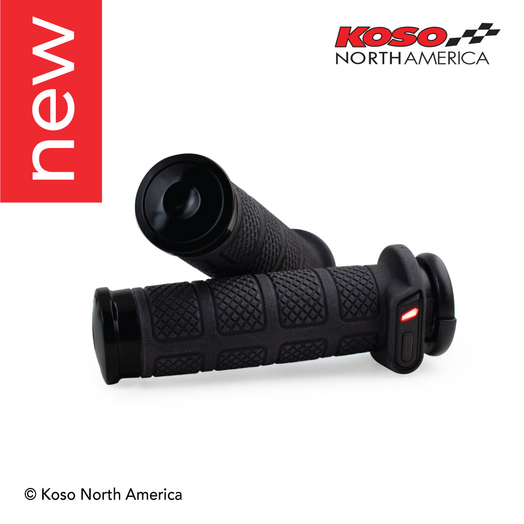 TITAN-II | Heated Grips for Harley-Davidson® - Electronic Throttle (Black)